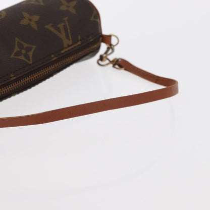Louis Vuitton Papillon Pochette Monogram Canvas, BROWN, CANVAS, Clutche & pouche