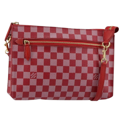 Louis Vuitton Modul Handbag Damier Couleurs, RED, CANVAS, Clutche & pouche