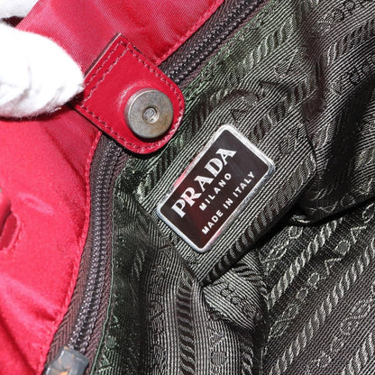 Prada Vintage Tote Tessuto, RED, NYLON, Tote bag