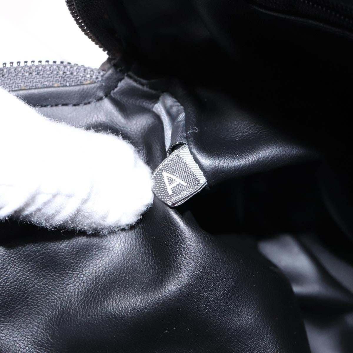 Bally Vintage Handbag Quilted Leather, GRAY, LEATHER, Handbag