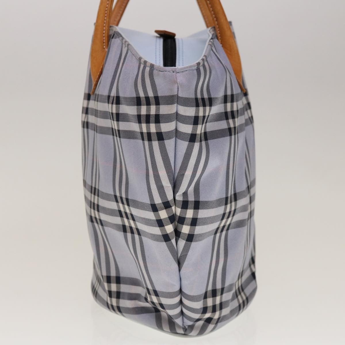 Burberry Nova Check Tote Nylon, BLUE, NYLON, Tote bag