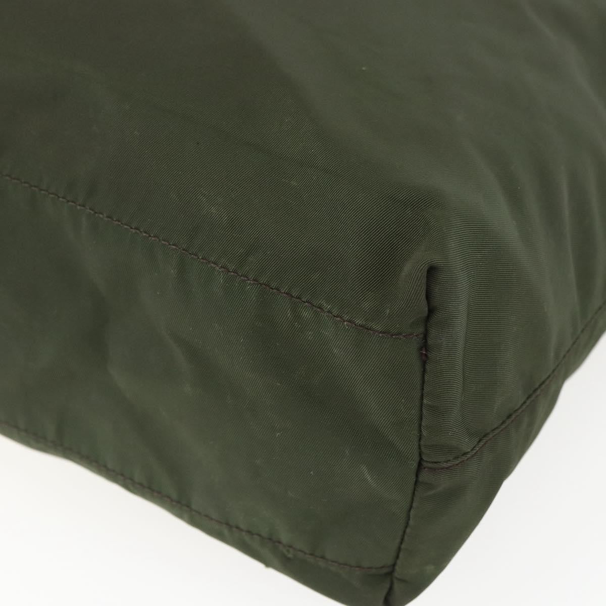 Prada Open Tote Tessuto, KHAKI, NYLON, Tote bag