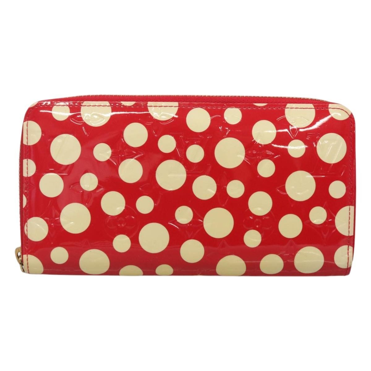 Louis Vuitton Yayoi Kusama Wallet Monogram Patent, RED, PATENT_LEATHER, Wallets
