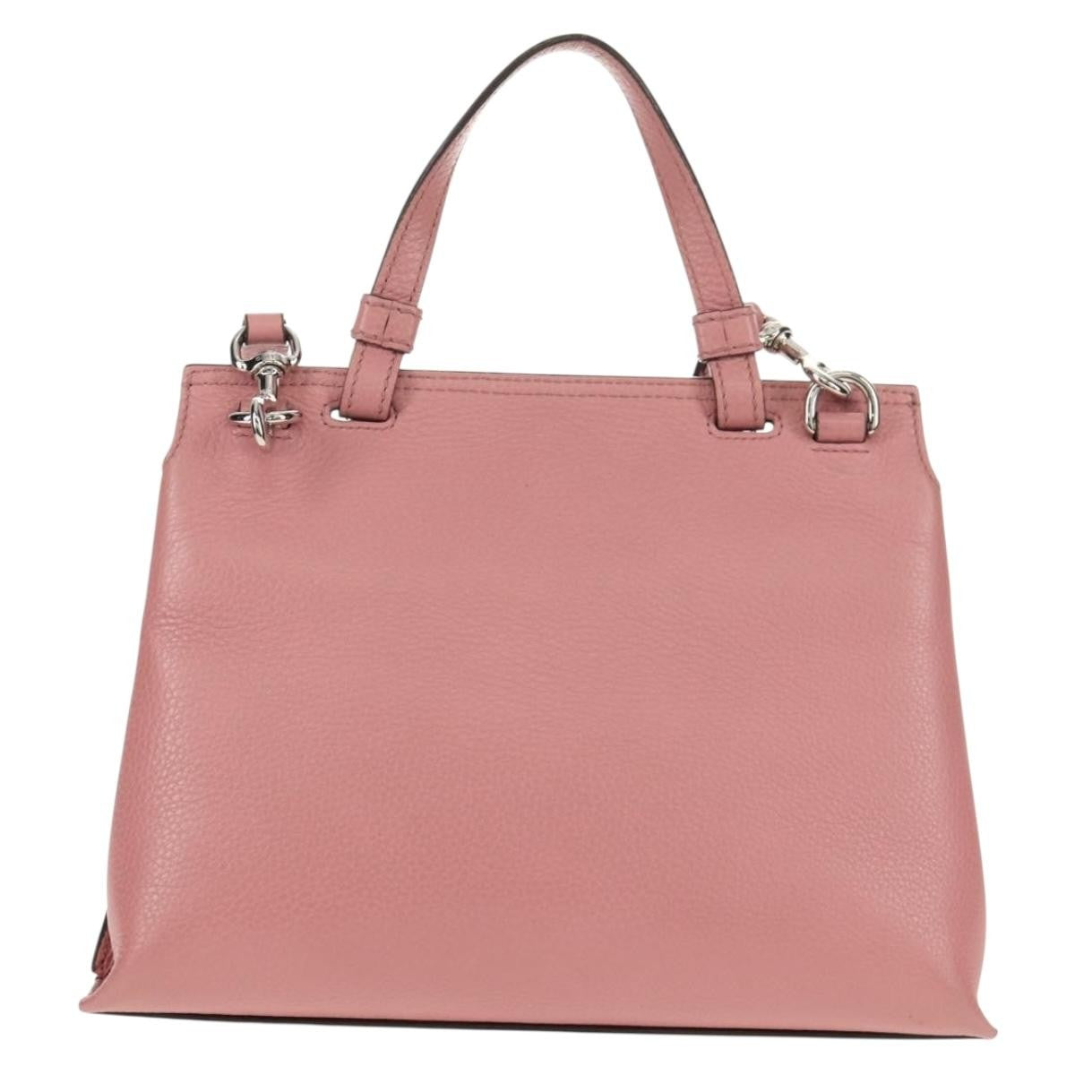 Gucci Bamboo Daily Top Handle Bag Leather, Pink, Leather, Handbag