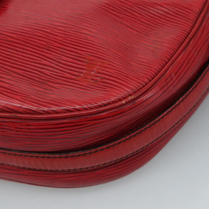 Louis Vuitton Jeune Fille Handbag Epi Leather, RED, LEATHER, Shoulder bag