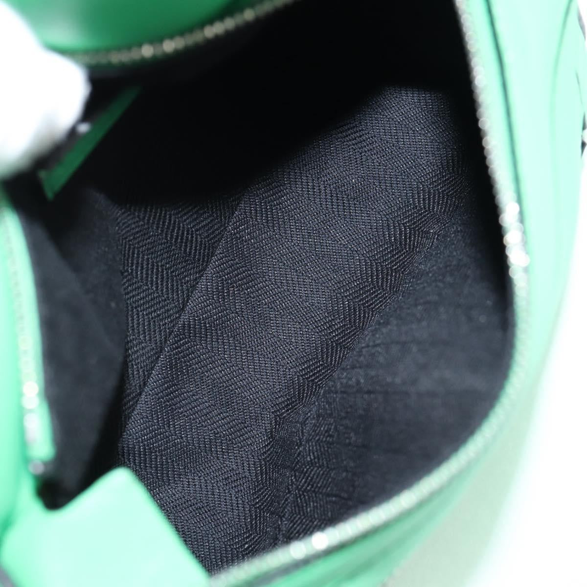 Loewe Puzzle Bumbag Leather, GREEN, LEATHER, Crossbody bag