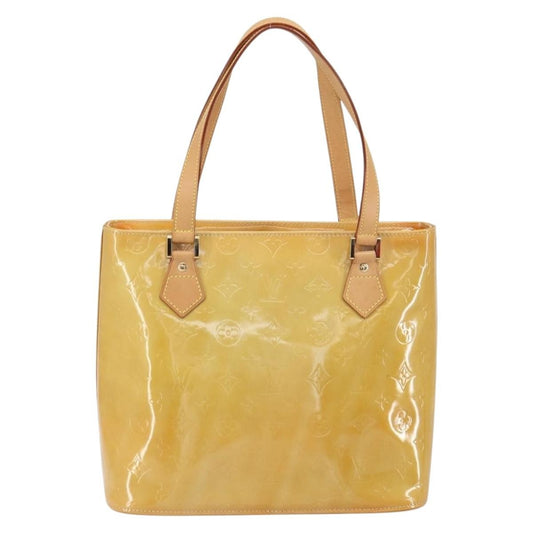 Louis Vuitton Houston Handbag Monogram Vernis, BEIGE, PATENT_LEATHER, Handbag