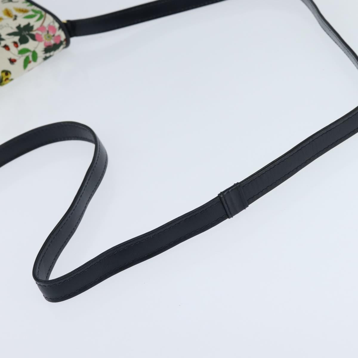 Gucci Vintage Flap Crossbody Bag GG Coated Canvas and Leather, MULTICOLOUR, CANVAS, Shoulder bag