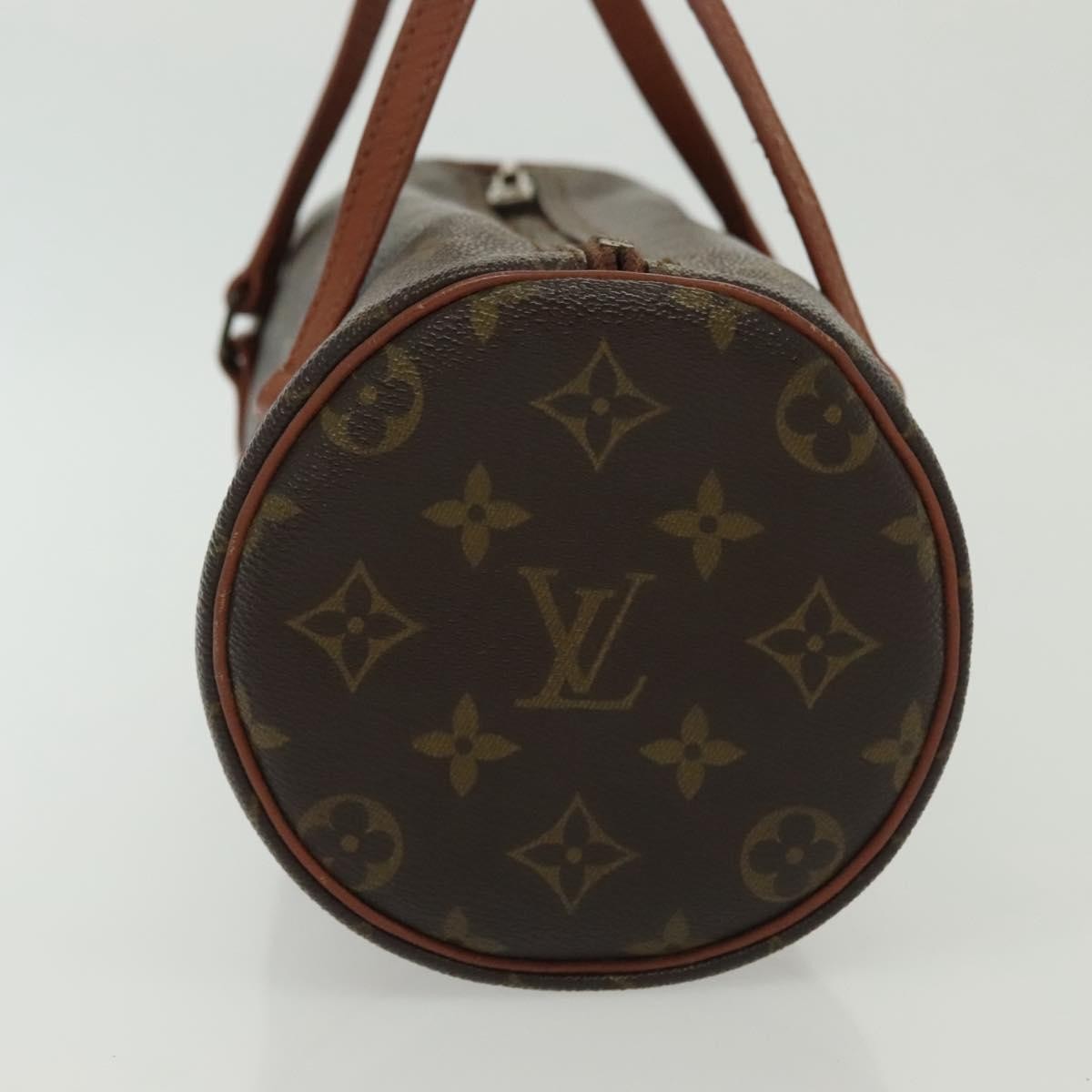 Louis Vuitton Papillon Handbag Monogram Canvas, BROWN, CANVAS, Handbag