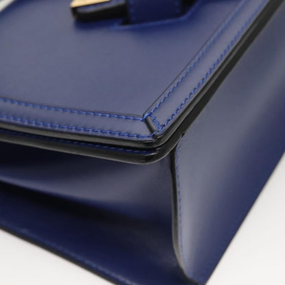 Loewe Barcelona Shoulder Bag Leather, BLUE, LEATHER, Shoulder bag