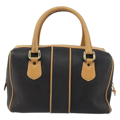 Gucci Vintage Boston Bag Leather, BLACK, LEATHER, Travel bag