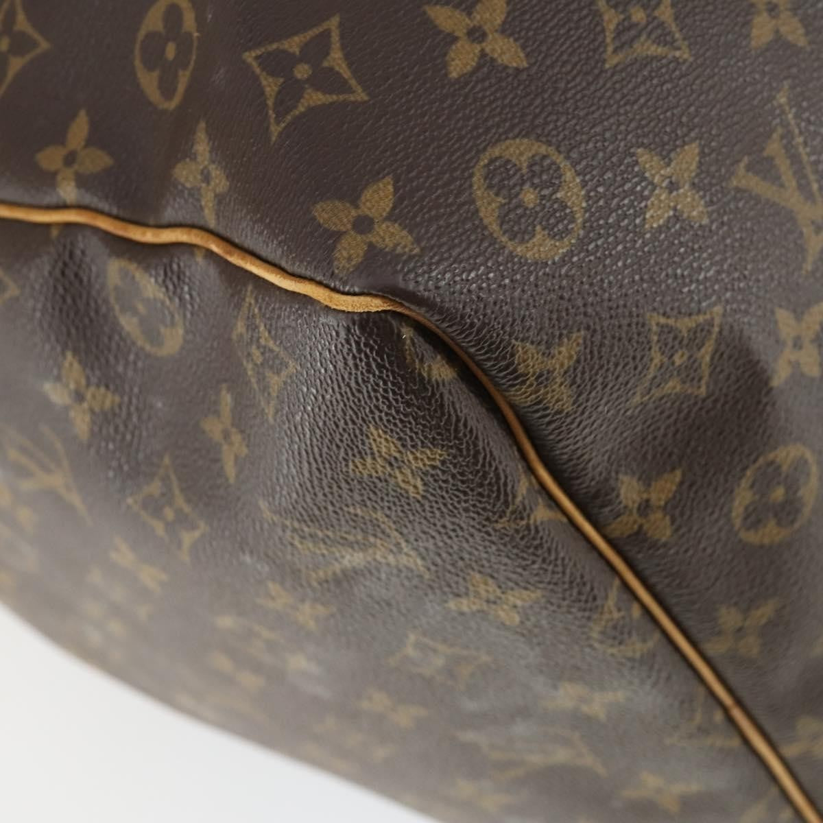 Louis Vuitton Keepall Bag Monogram Canvas, BROWN, CANVAS, Travel bag