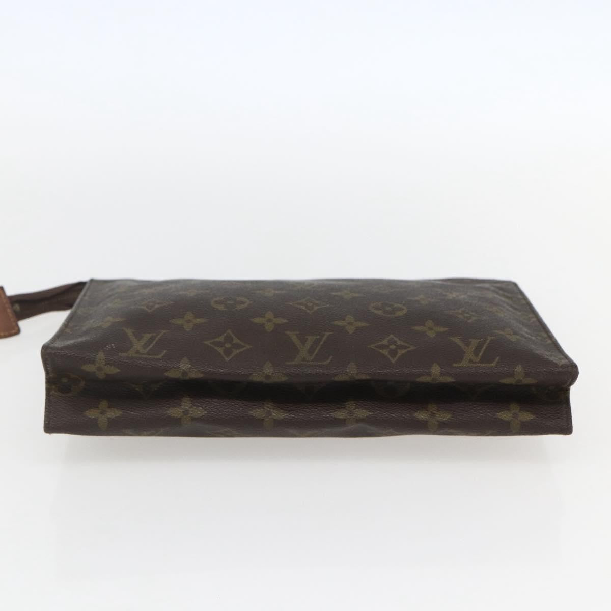 Louis Vuitton Toiletry Pouch Monogram Canvas, BROWN, CANVAS, Clutche & pouche