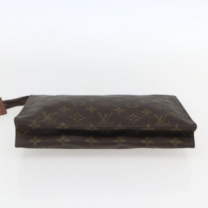 Louis Vuitton Toiletry Pouch Monogram Canvas, BROWN, CANVAS, Clutche & pouche