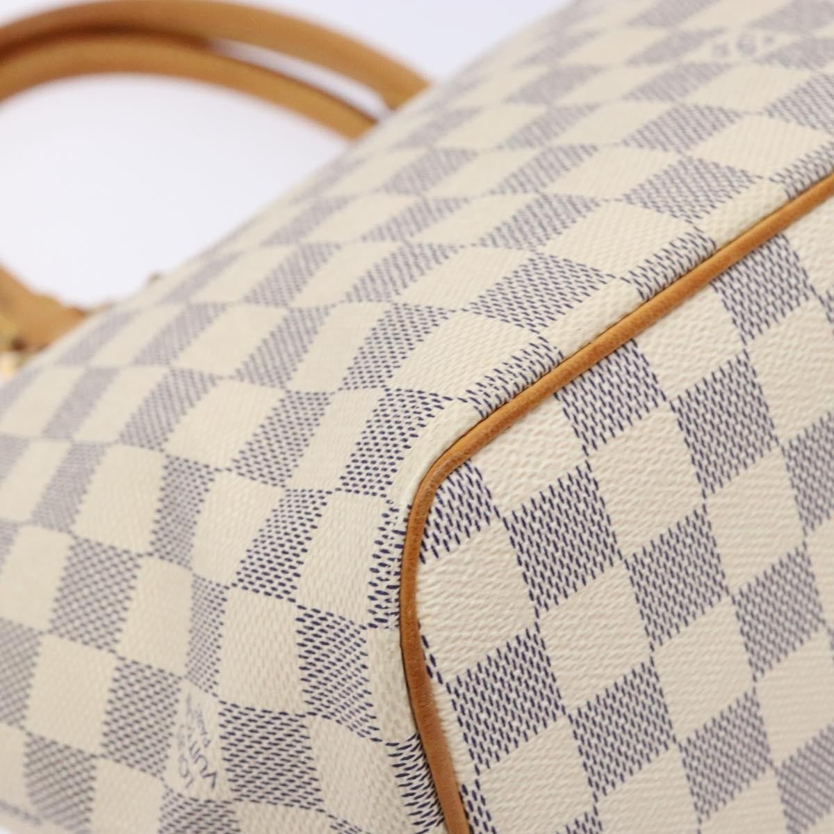 Louis Vuitton Saleya Handbag Damier, WHITE, CANVAS, Tote bag