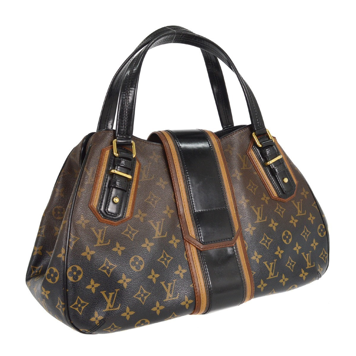 Louis Vuitton Griet Handbag Limited Edition Monogram Mirage, BROWN, CANVAS, Handbag