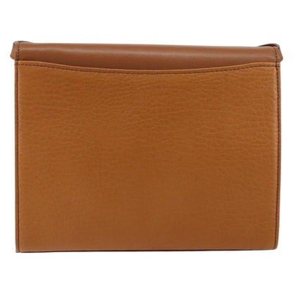 Burberry Vintage Shoulder Bag Leather, BROWN, LEATHER, Shoulder bag