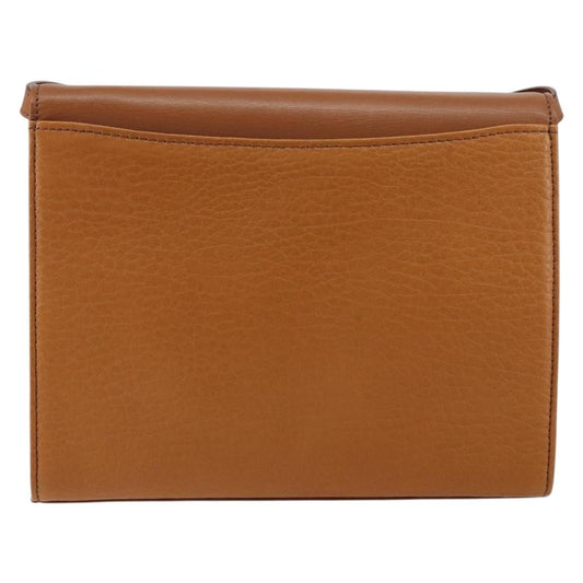 Burberry Vintage Shoulder Bag Leather, BROWN, LEATHER, Shoulder bag