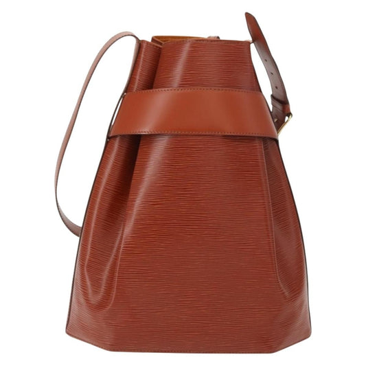 Louis Vuitton Vintage Sac d'Epaule Handbag Epi Leather, BROWN, LEATHER, Shoulder bag