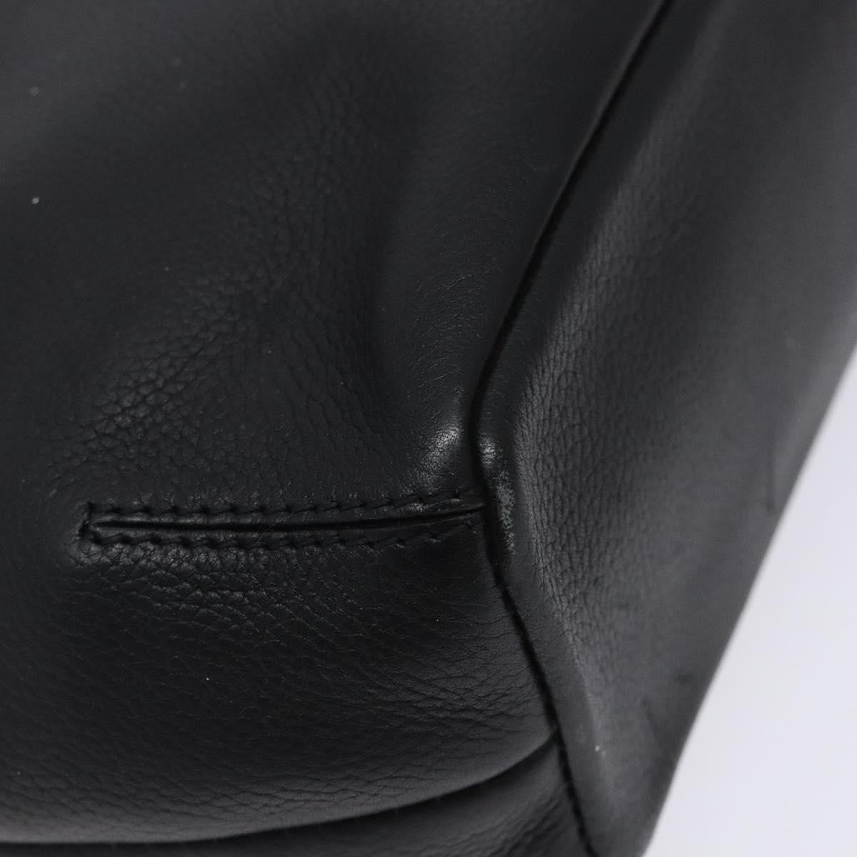 Loewe Vintage Shoulder Bag Leather, BLACK, LEATHER, Shoulder bag