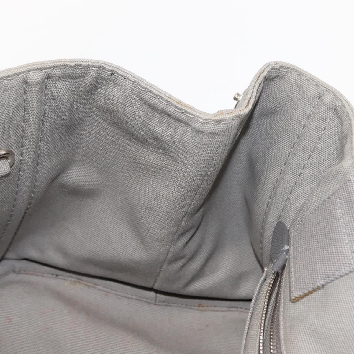 Prada Canapa Tote Canvas, GRAY, CANVAS, Tote bag