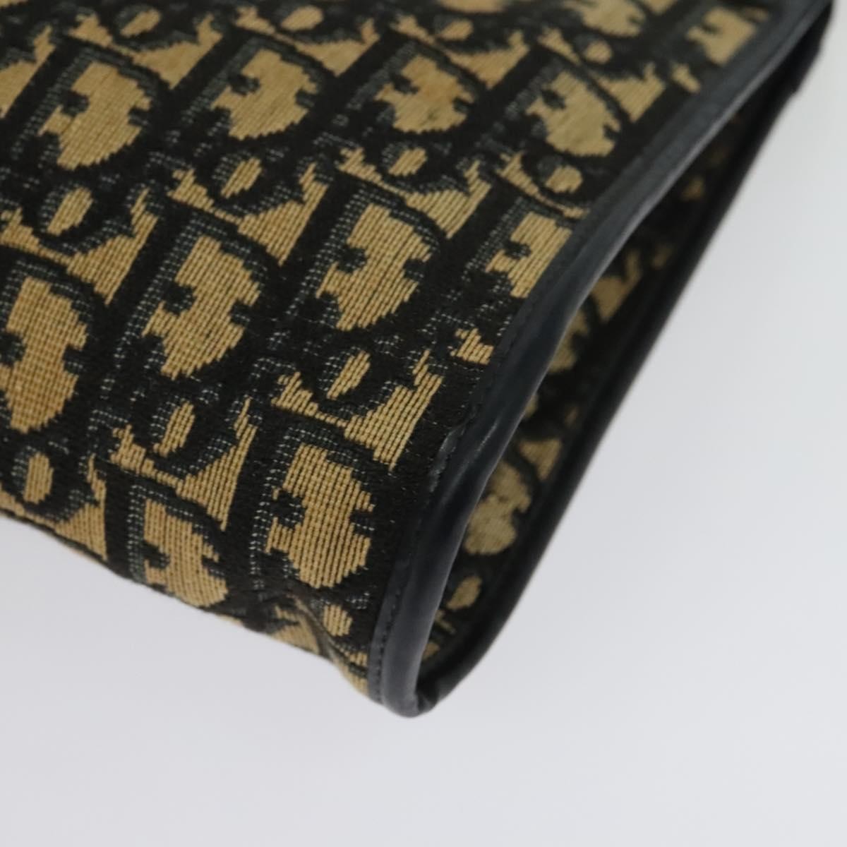 Christian Dior Vintage Trotter Crossbody Bag Canvas, BROWN, CANVAS, Shoulder bag