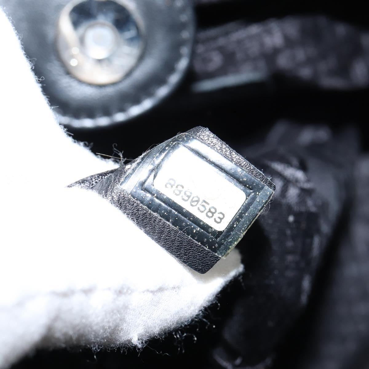 Chanel Camellia shoulderbag Canvas, BLACK, CANVAS, Shoulder bag