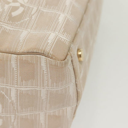 Chanel Travel Line Tote Nylon, BEIGE, NYLON, Tote bag
