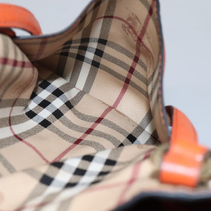 Burberry Canterbury Panels Tote Haymarket Coated Canvas and Leather, BEIGE, CANVAS, Tote bag