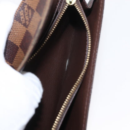 Louis Vuitton Sarah Wallet NM Damier, BROWN, CANVAS, Wallets