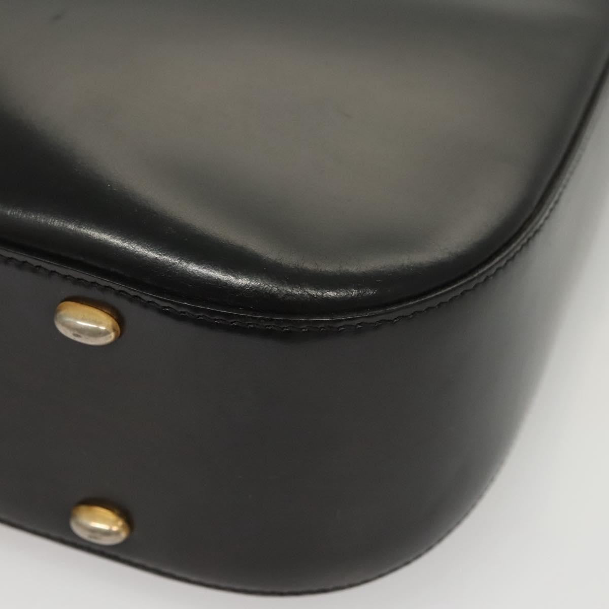 Celine Horse Carriage Shoulder bag Leather, BLACK, LEATHER, Shoulder bag