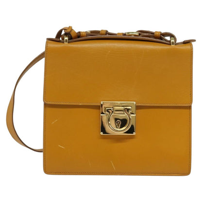 Salvatore Ferragamo Marisol Crossbody Bag Leather, BROWN, LEATHER, Crossbody bag