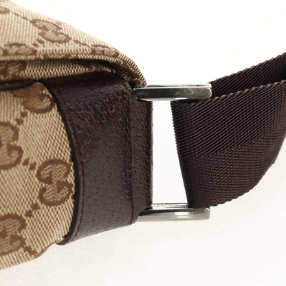 Gucci Flap Messenger GG Canvas, BEIGE, CANVAS, Shoulder bag