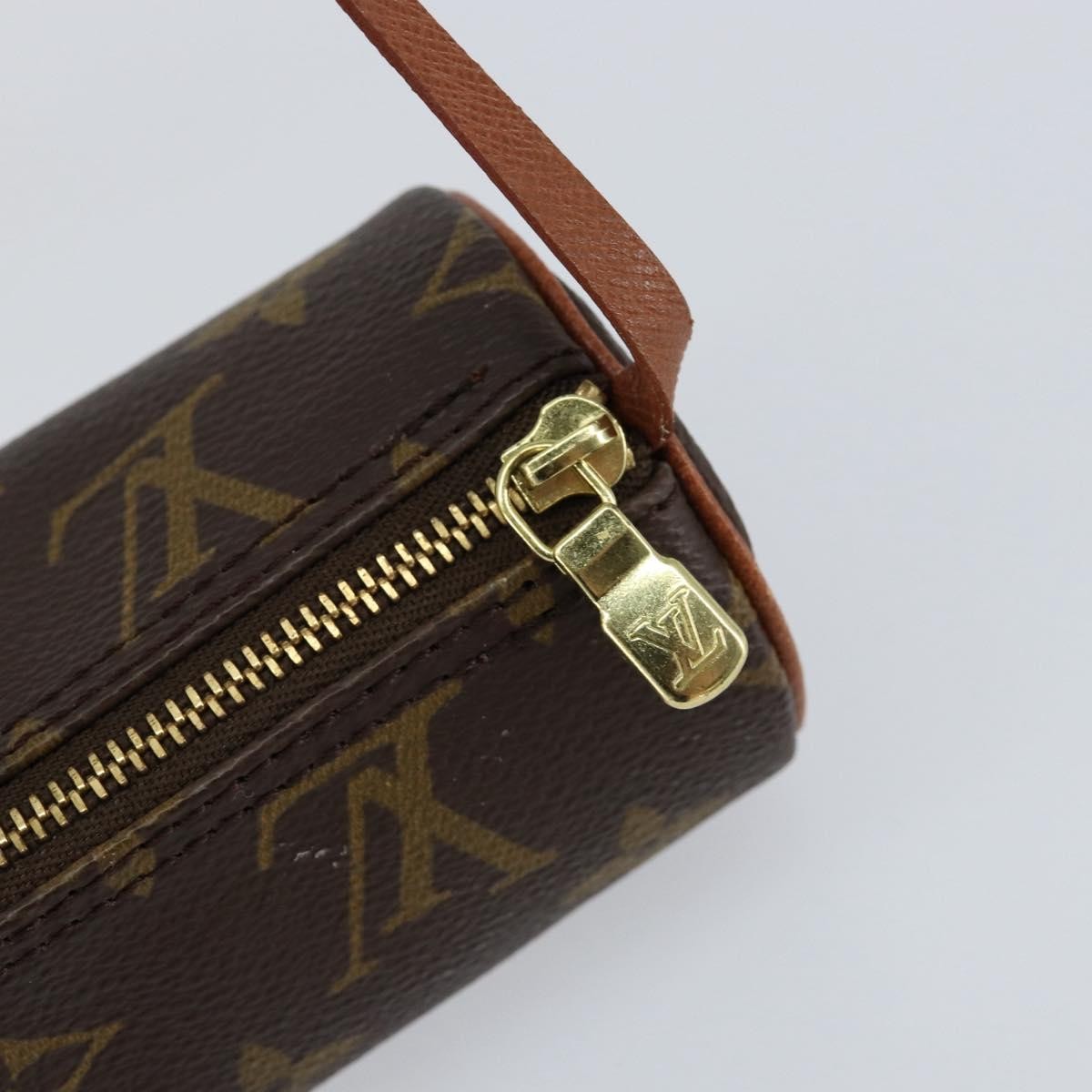 Louis Vuitton Papillon Pochette Monogram Canvas, BROWN, CANVAS, Clutche & pouche