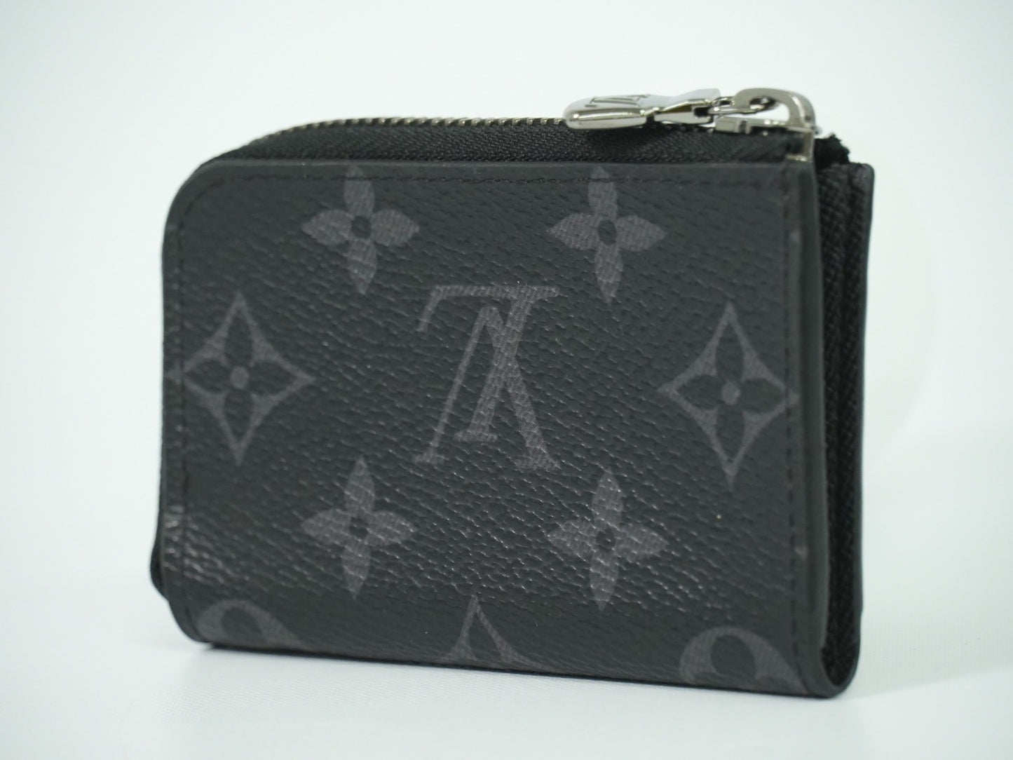 Louis Vuitton Eclipse Porte Monnaie Monogram Canvas, BLACK, CANVAS, Wallets