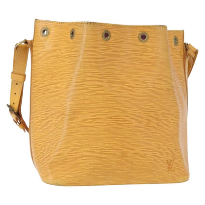 Louis Vuitton Petit Noe Handbag Epi Leather, YELLOW, LEATHER, Shoulder bag