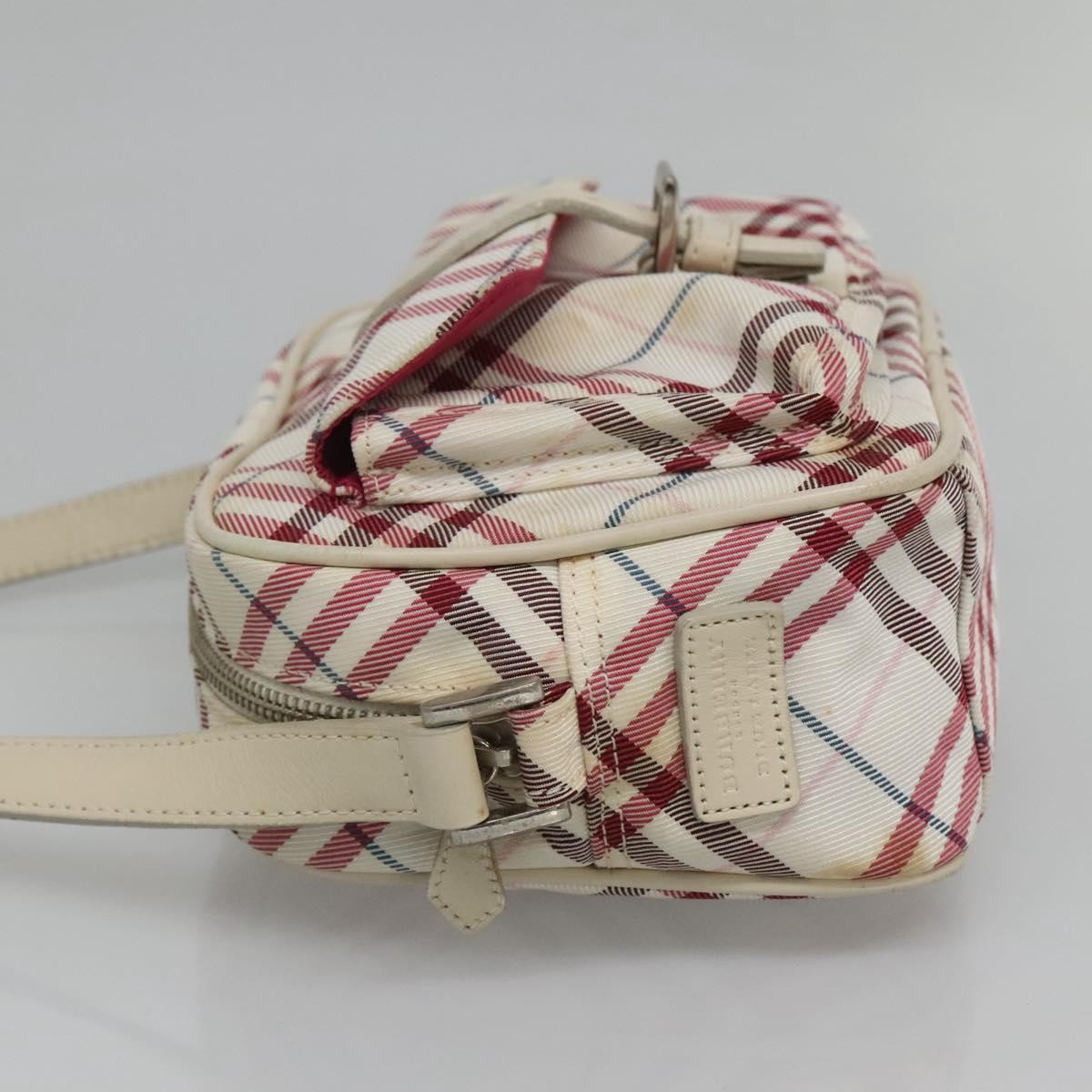 Burberry Nova Check Blue Label Nylon, RED, NYLON, Shoulder bag