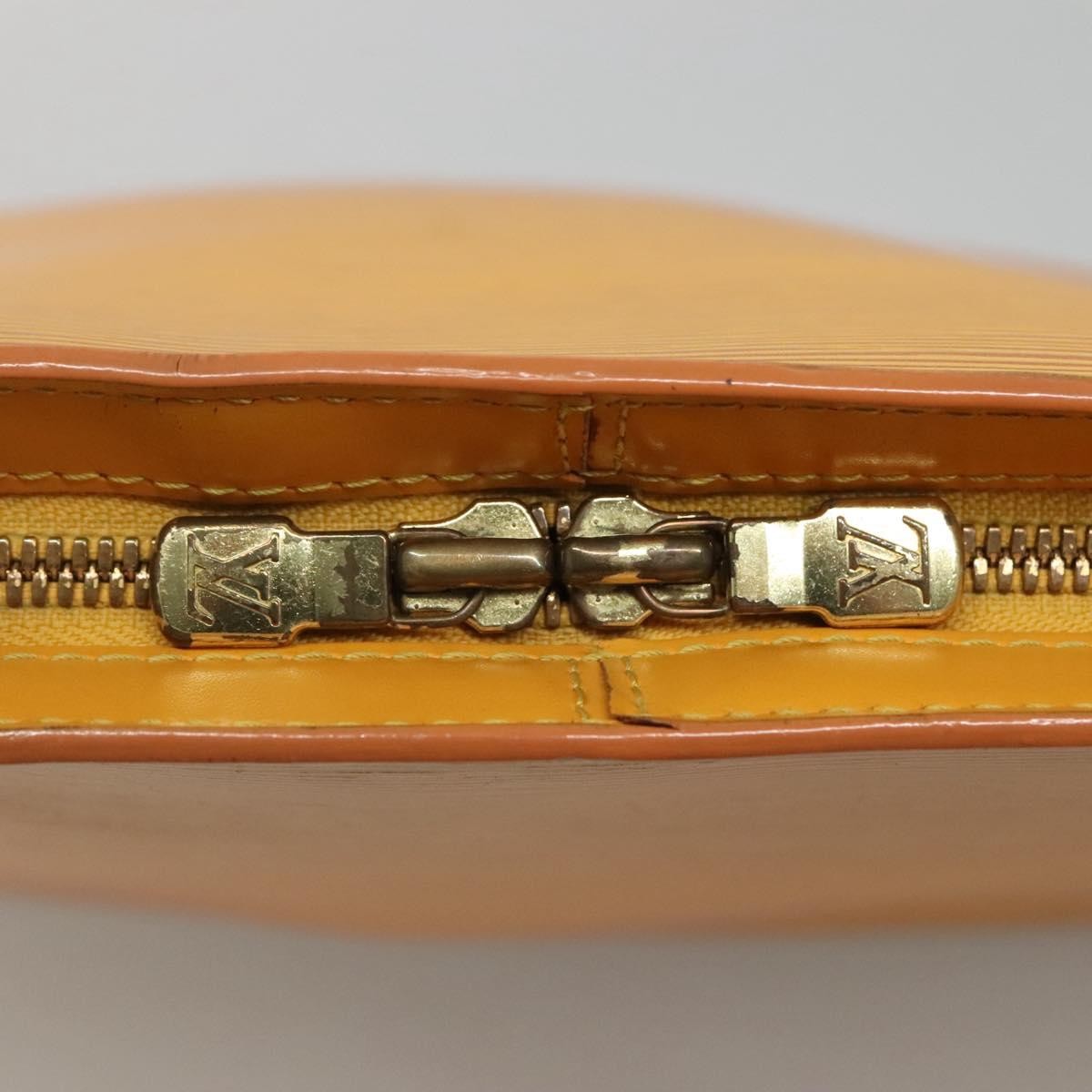 Louis Vuitton Lussac Handbag Epi Leather, YELLOW, LEATHER, Shoulder bag