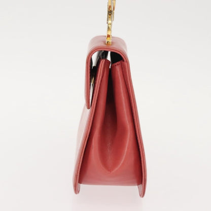 Salvatore Ferragamo Gancini Shoulder Bag Leather, PINK, LEATHER, Shoulder bag