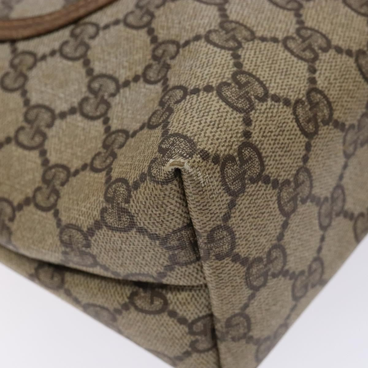 Gucci Ophidia Front Pocket Shopper Tote GG Coated Canvas, Beige, Canvas, Tote Bag