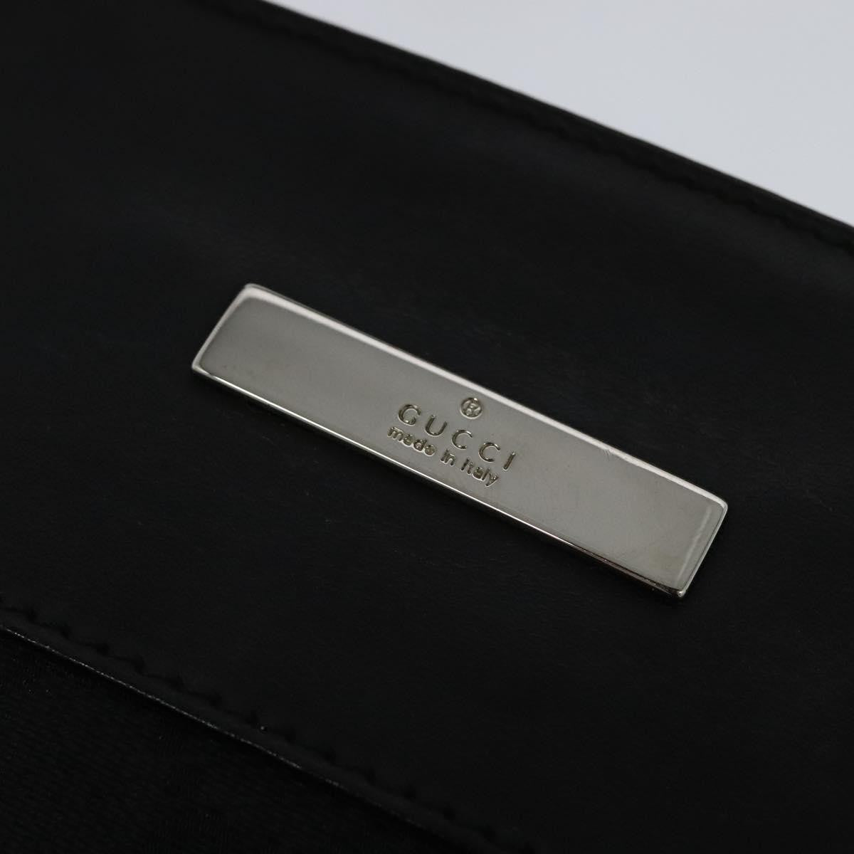 Gucci Front Pocket Messenger Canvas, BLACK, CANVAS, Shoulder bag
