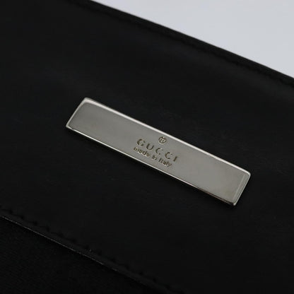 Gucci Front Pocket Messenger Canvas, BLACK, CANVAS, Shoulder bag