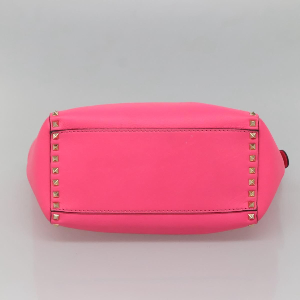 Valentino Garavani Rockstud Tote Rigid Leather, PINK, LEATHER, Tote bag