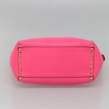 Valentino Garavani Rockstud Tote Rigid Leather, PINK, LEATHER, Tote bag
