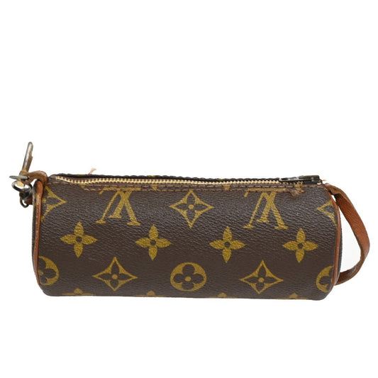Louis Vuitton Papillon Pochette Monogram Canvas, BROWN, CANVAS, Clutche & pouche