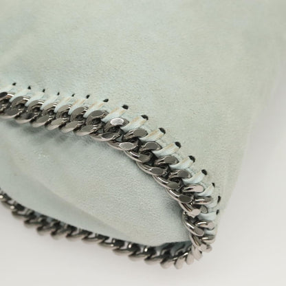 Stella McCartney Falabella Fold Over Crossbody Bag Suede, BLUE, SUEDE, Crossbody bag