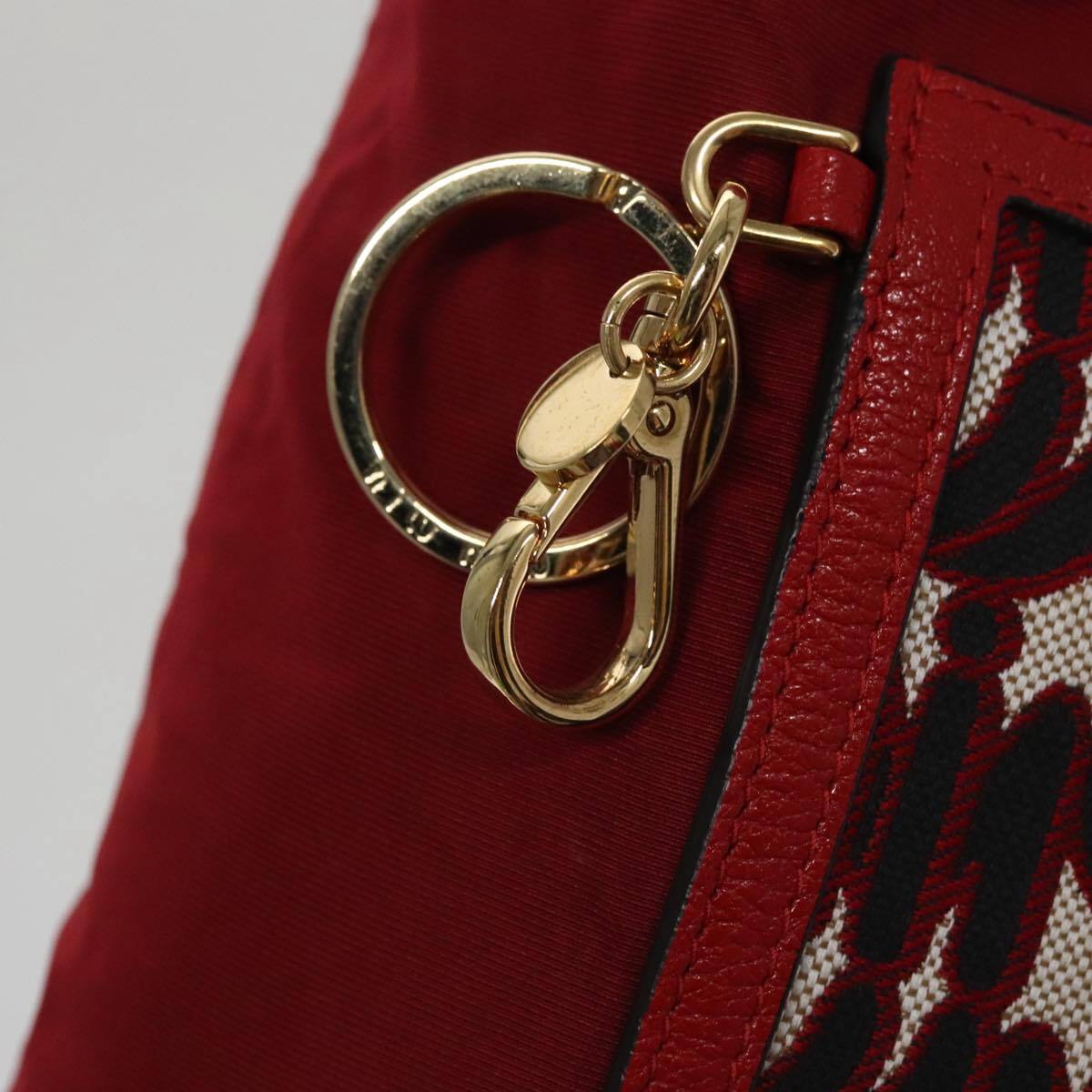 Miu Miu Tote Nylon, RED, NYLON, Tote bag