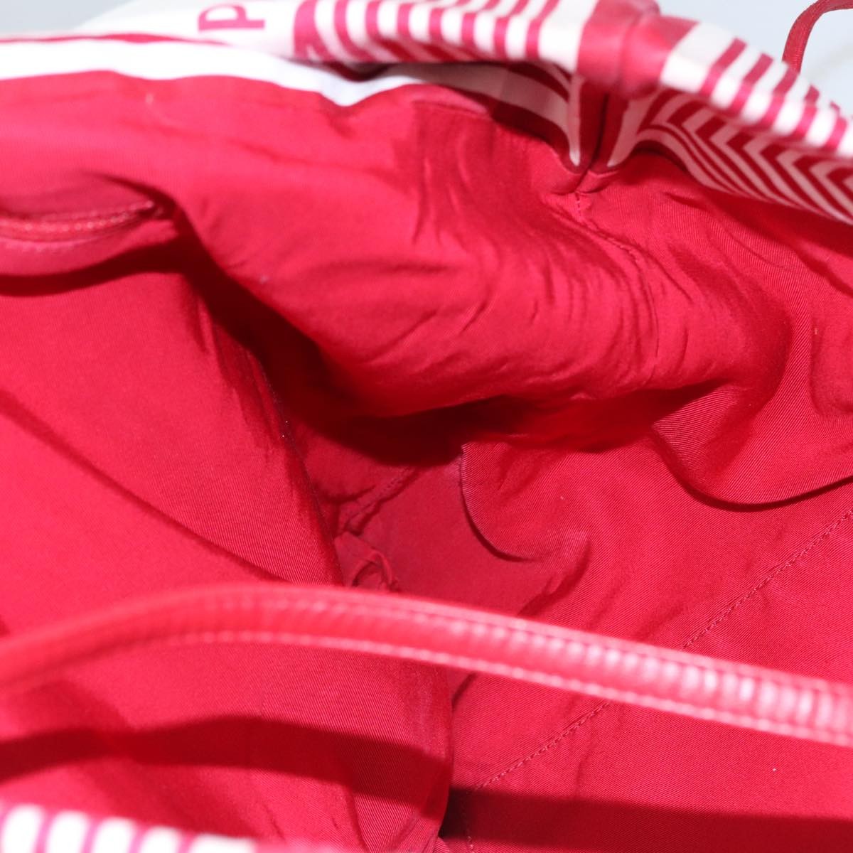 Chanel Paris-Venice Bon Bon Tote Printed Canvas, WHITE, NYLON, Tote bag