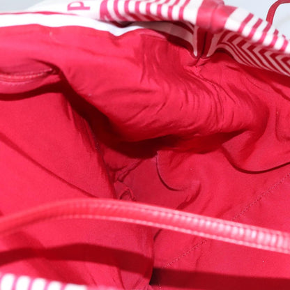 Chanel Paris-Venice Bon Bon Tote Printed Canvas, WHITE, NYLON, Tote bag