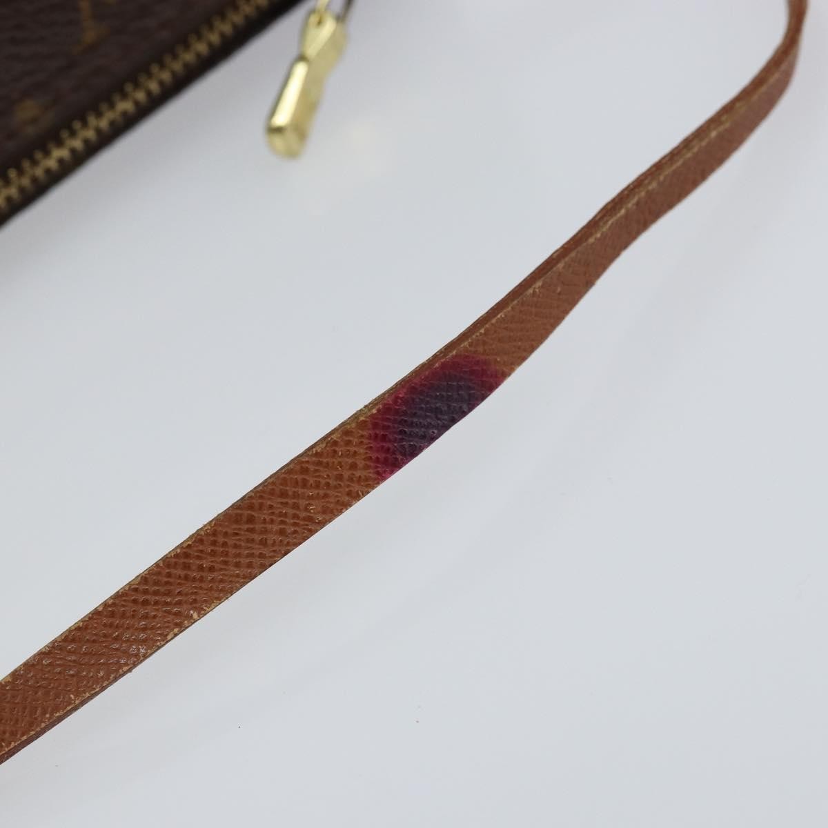 Louis Vuitton Papillon Pochette Monogram Canvas, BROWN, CANVAS, Clutche & pouche